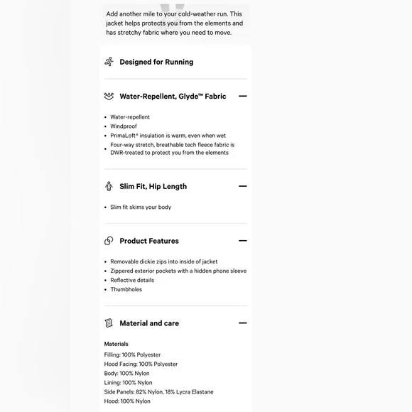 LULULEMON Another Mile Jacket Black Sz.2 Primaloft - Picture 11 of 12